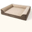 SnugNest Plus Memory Foam Orthopedic Dog Bed - Beige