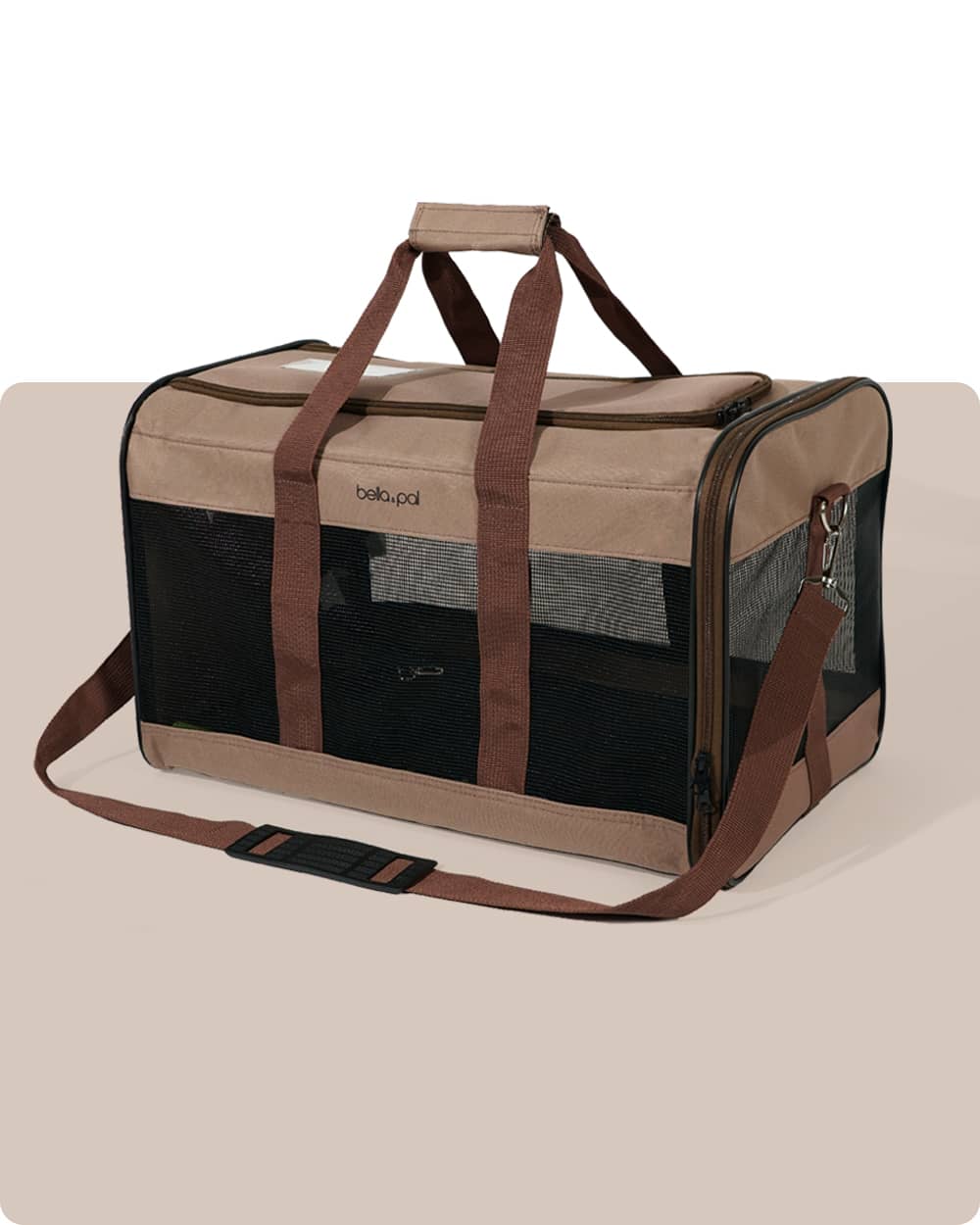 Portable Pet Travel Carrier - Choco Brown