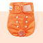 Washable Female Dog Diaper - Orange Pop