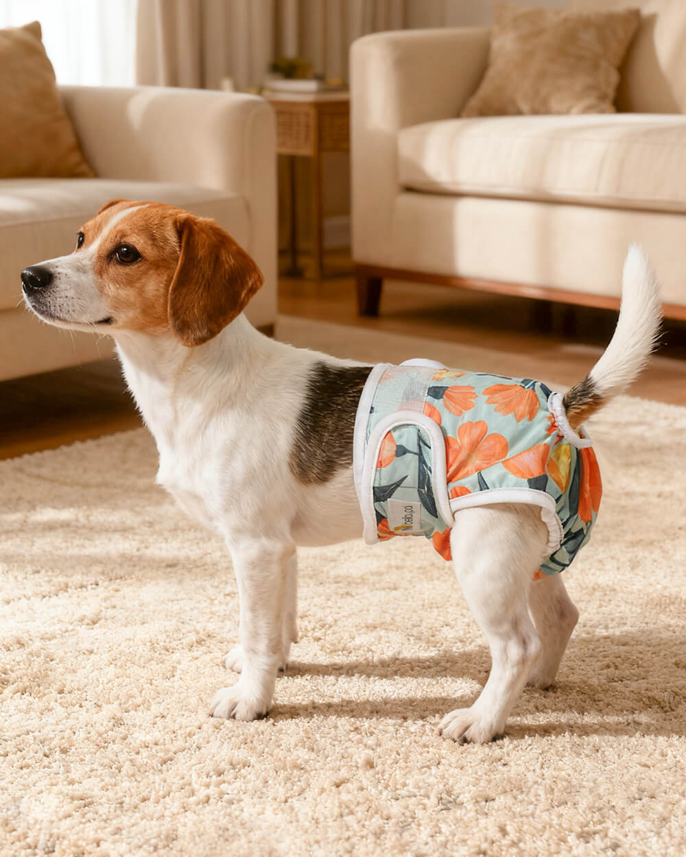 Washable Female Dog Diaper Set - Natural Joy