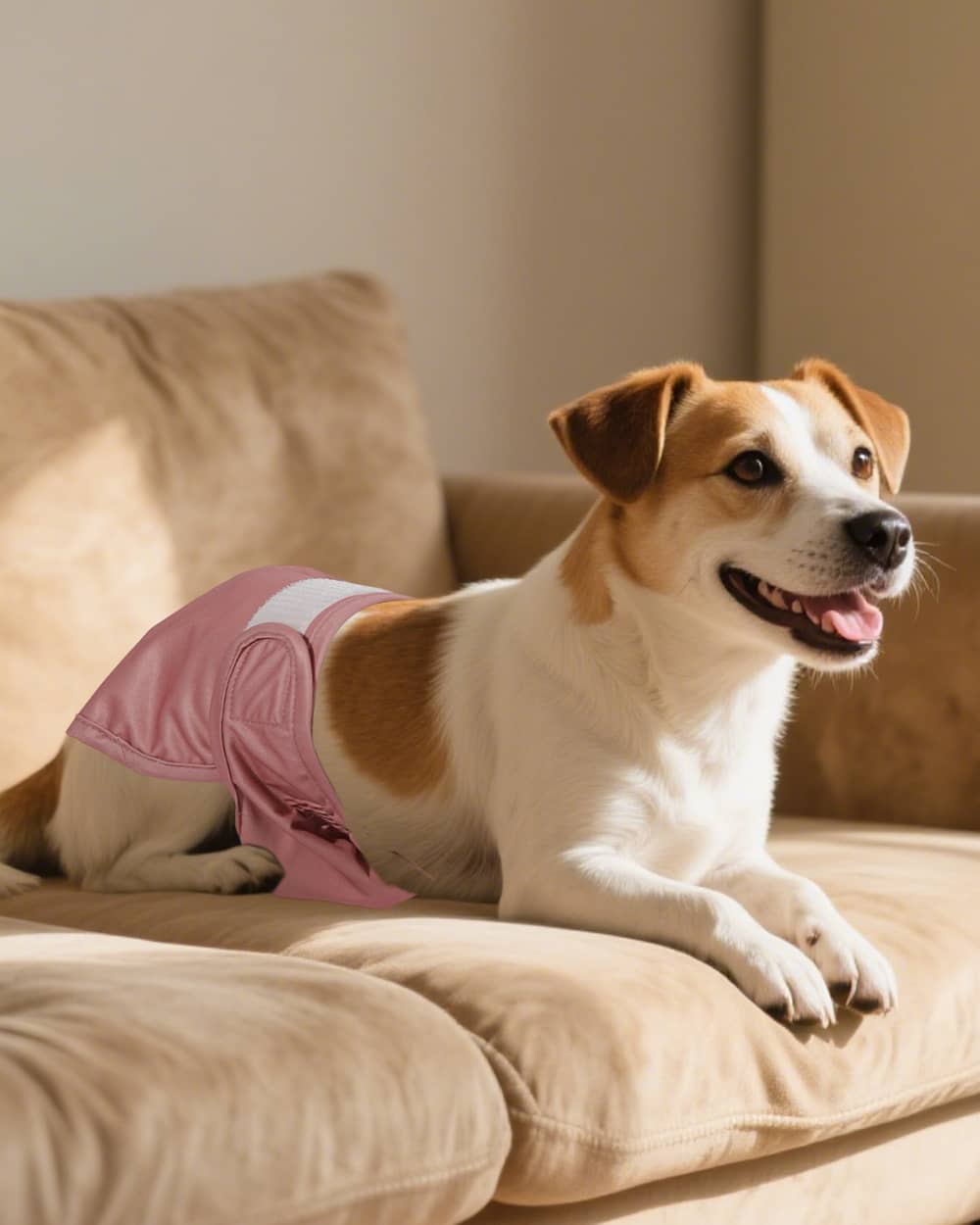 Washable Female Dog Diaper Set - Pink Delight